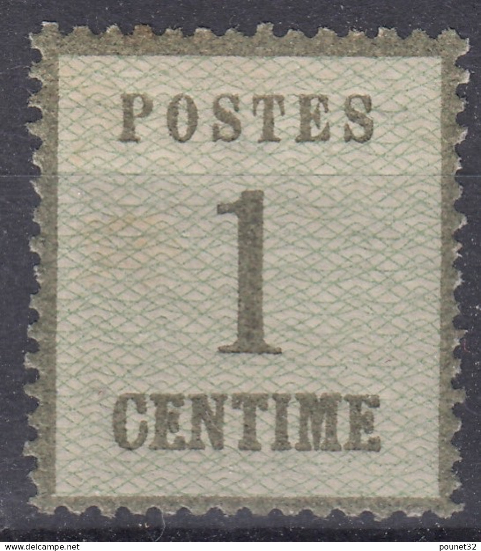 ALSACE LORRAINE : N° 1 NEUF * GOMME AVEC CHARNIERE - COTE 120 € - A VOIR - Unused Stamps