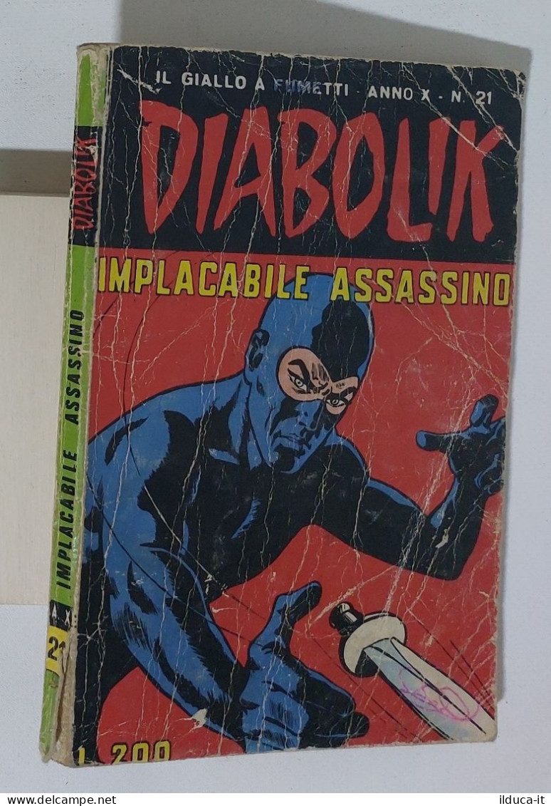 37629 DIABOLIK - A. X Nr 21 - Implacabile Assassino - Diabolik