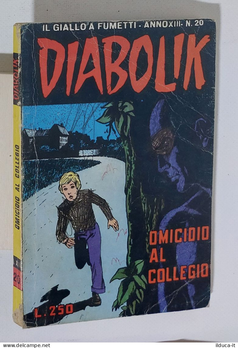 37651 DIABOLIK - A. XIII Nr 20 - Omicidio Al Colleggio - Diabolik