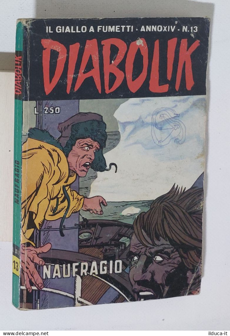 37664 DIABOLIK - A. XIV Nr 13 - Naufragio - Diabolik