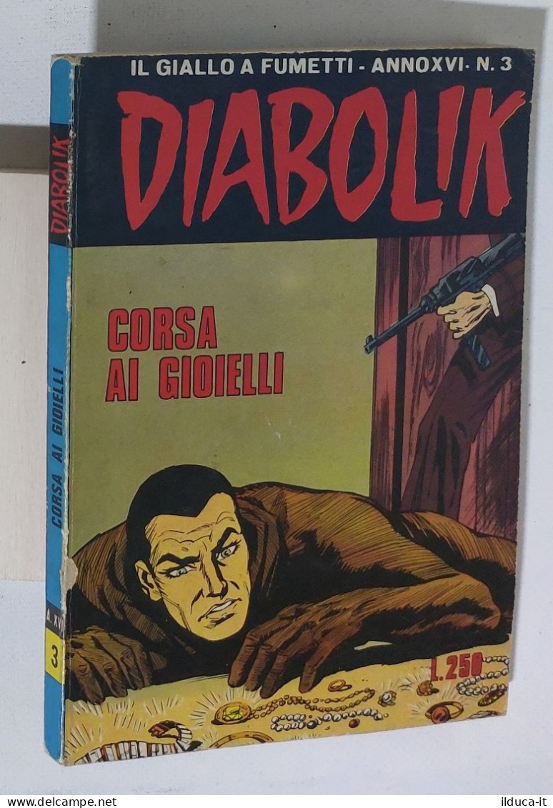 37694 DIABOLIK - A. XVI Nr 3 - Corsa Ai Gioielli - Diabolik