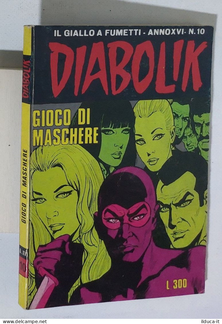 37699 DIABOLIK - A. XVI Nr 10 - Gioco Di Maschere - Diabolik