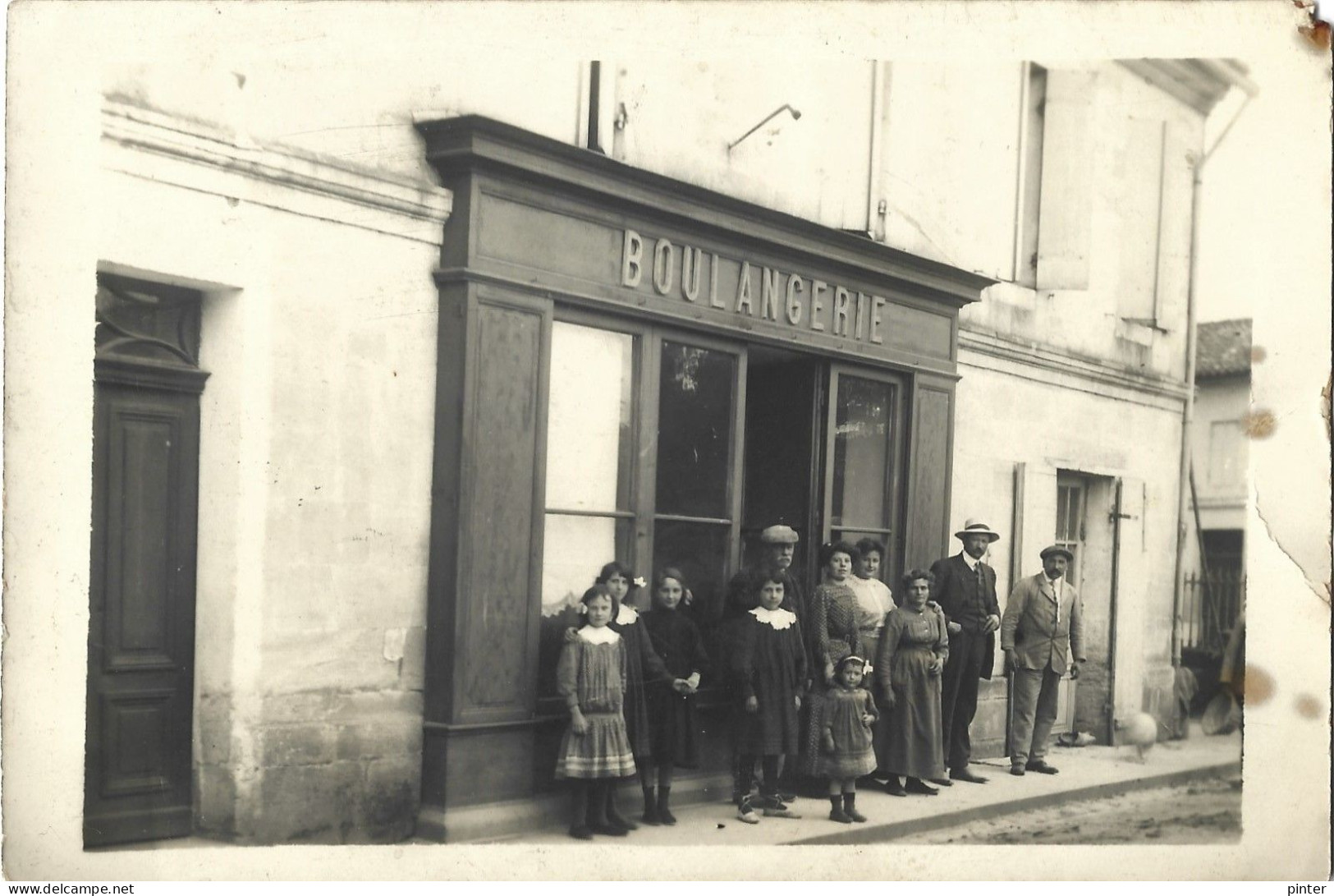 DEVANTURE DE MAGASIN - Boulangerie - CARTE PHOTO Non Située - Magasins