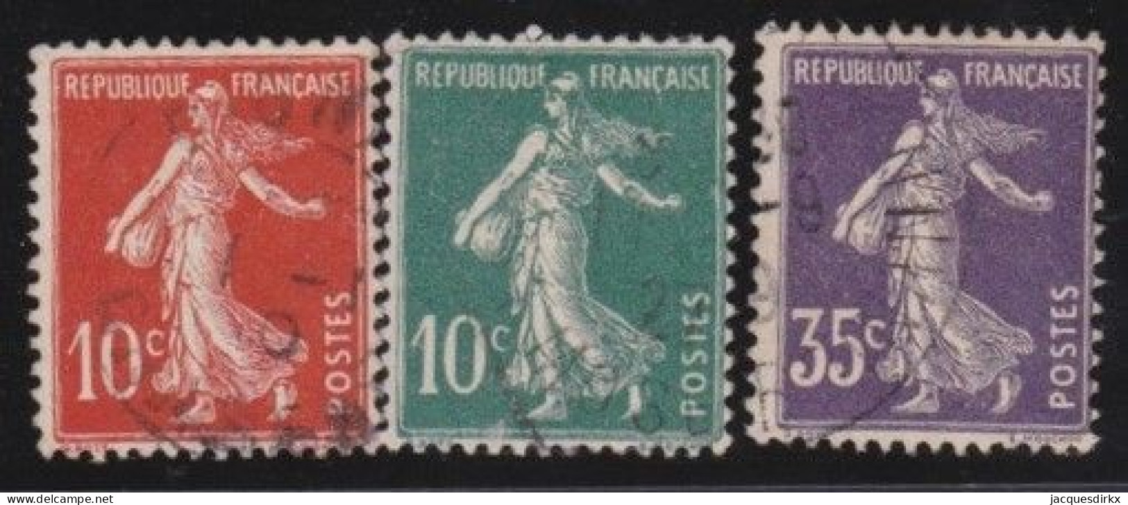 France  .  Y&T   .   3 Timbres   .     O   .    Oblitéré - Used Stamps