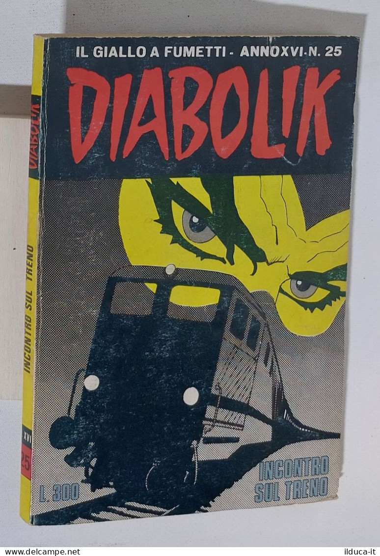 37713 DIABOLIK - A. XVI Nr 25 - Incontro Sul Treno - Diabolik