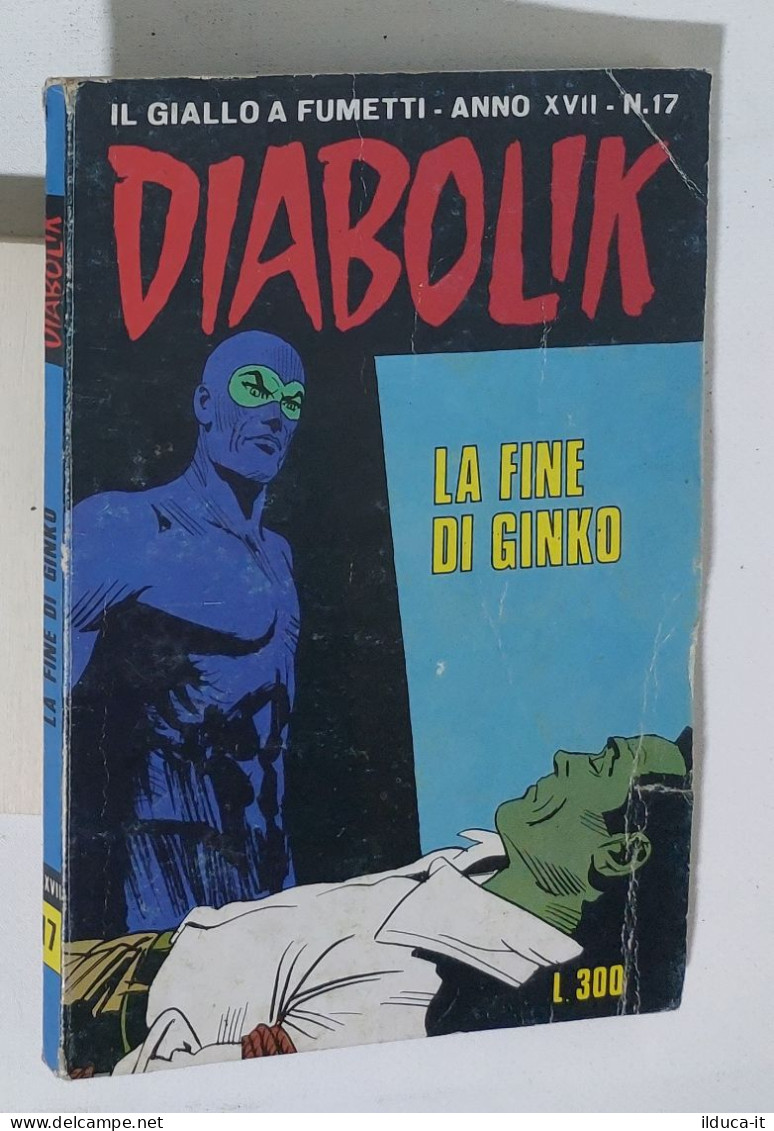 44059 DIABOLIK - A. XVII Nr 17 - La Fine Di Ginko - Diabolik