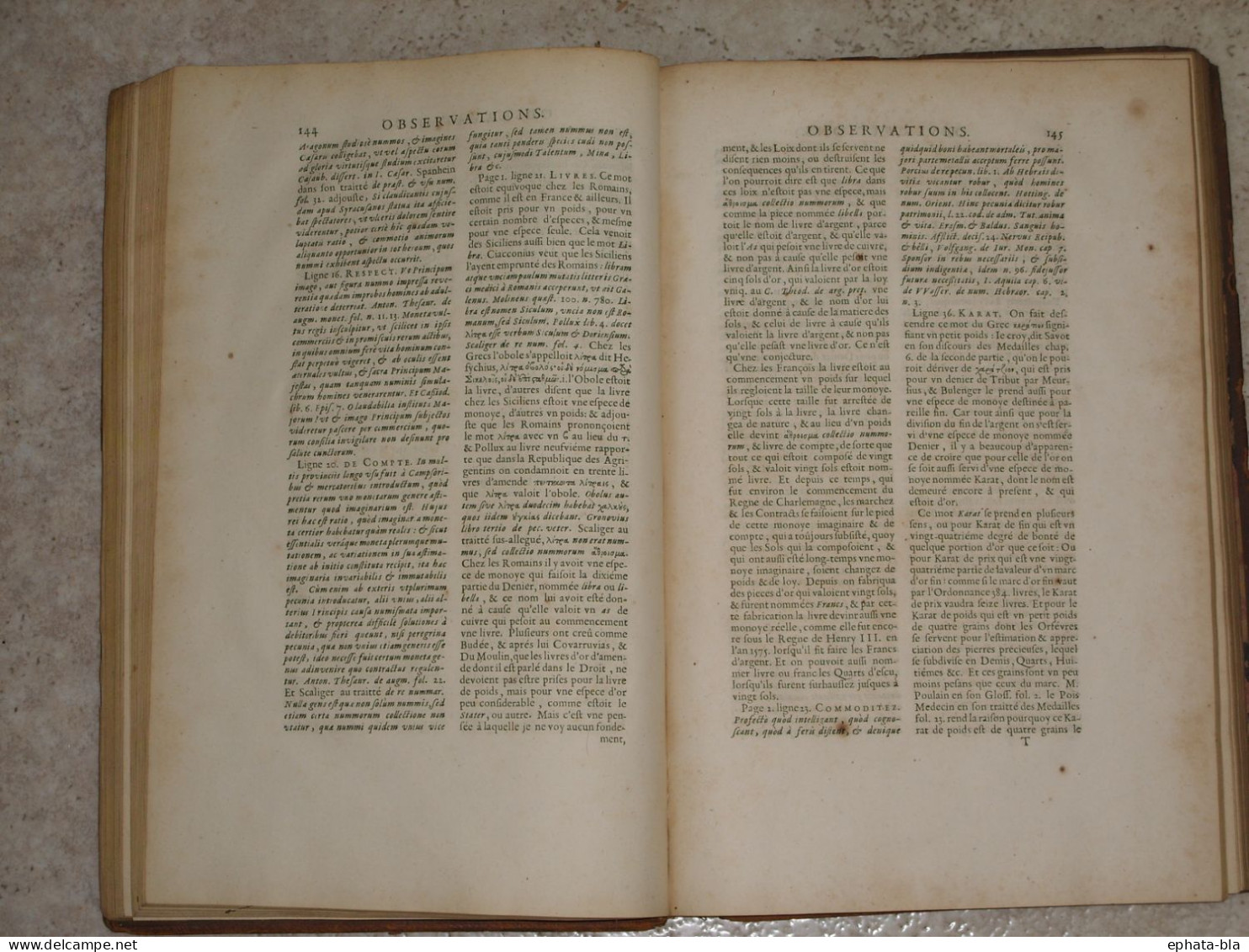 Numismatique. Recherches Curieuses Des Monoyes De France Depuis Le Commencement De La Monarchie. Edition: 1666 - Jusque 1700