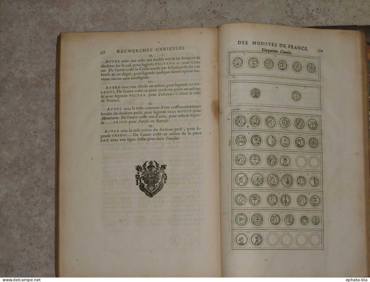 Numismatique. Recherches Curieuses Des Monoyes De France Depuis Le Commencement De La Monarchie. Edition: 1666 - Jusque 1700