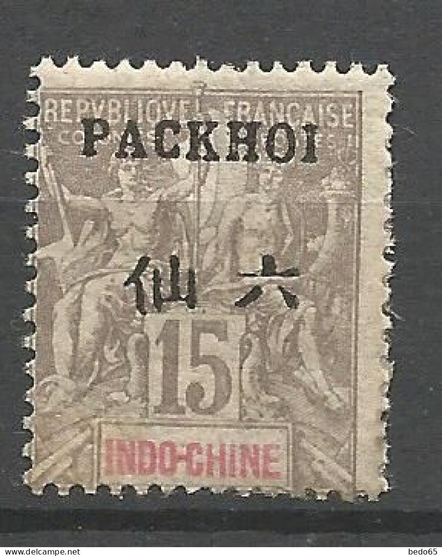 PAKHOI N° 6 Gom Coloniale NEUF*   CHARNIERE / Hinge  / MH - Neufs