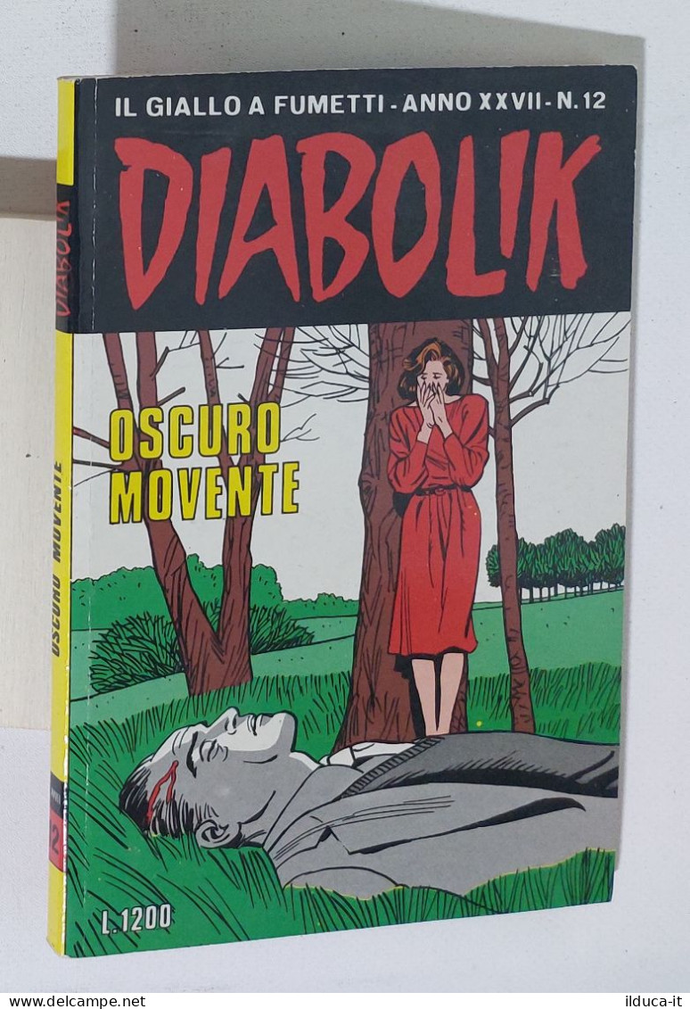 44084 DIABOLIK - A. XXVII Nr 12 - Oscuro Movente - Diabolik