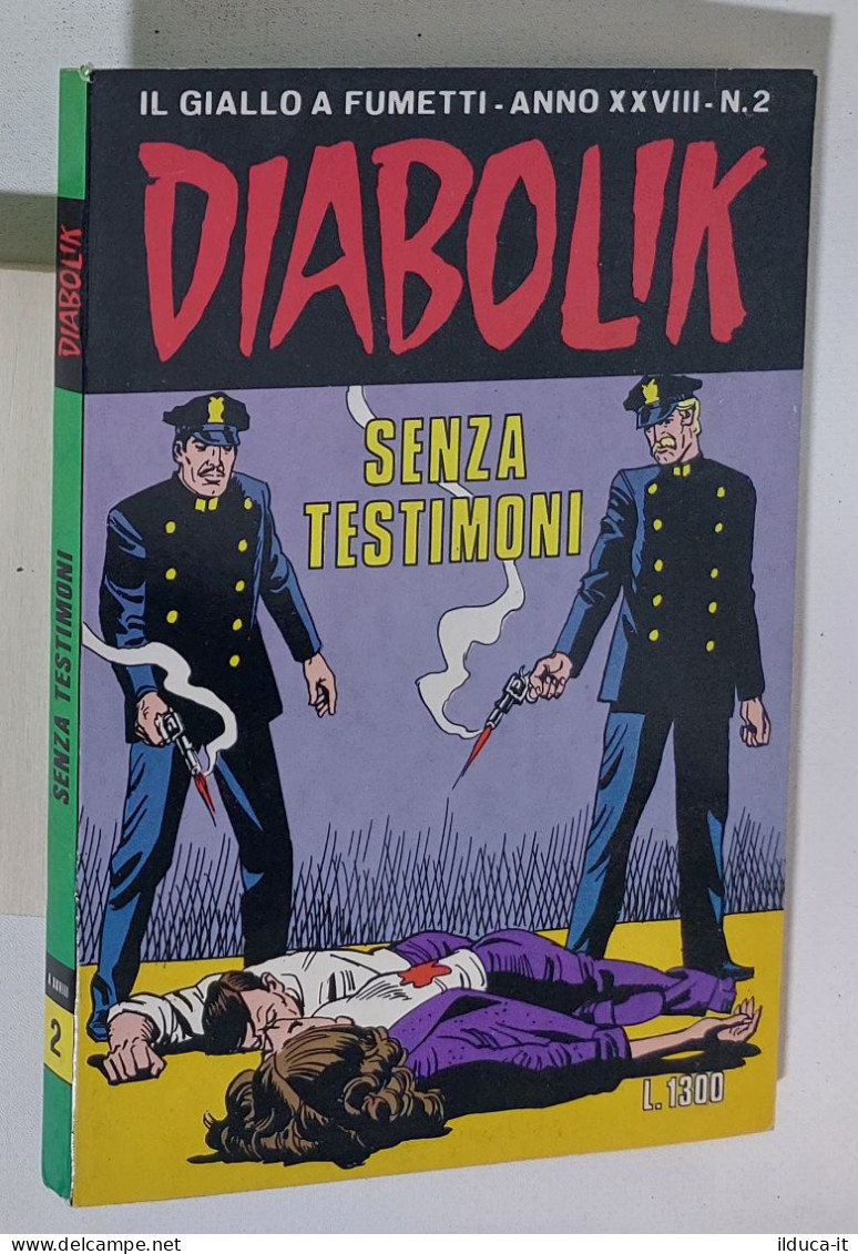 44086 DIABOLIK - A. XXVIII Nr 2 - Senza Testimoni - Diabolik