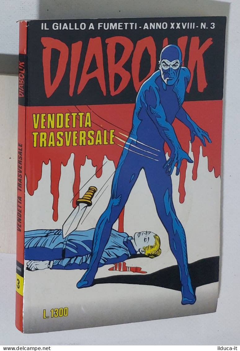 44087 DIABOLIK - A. XXVIII Nr 3 - Vendetta Trasversale - Diabolik