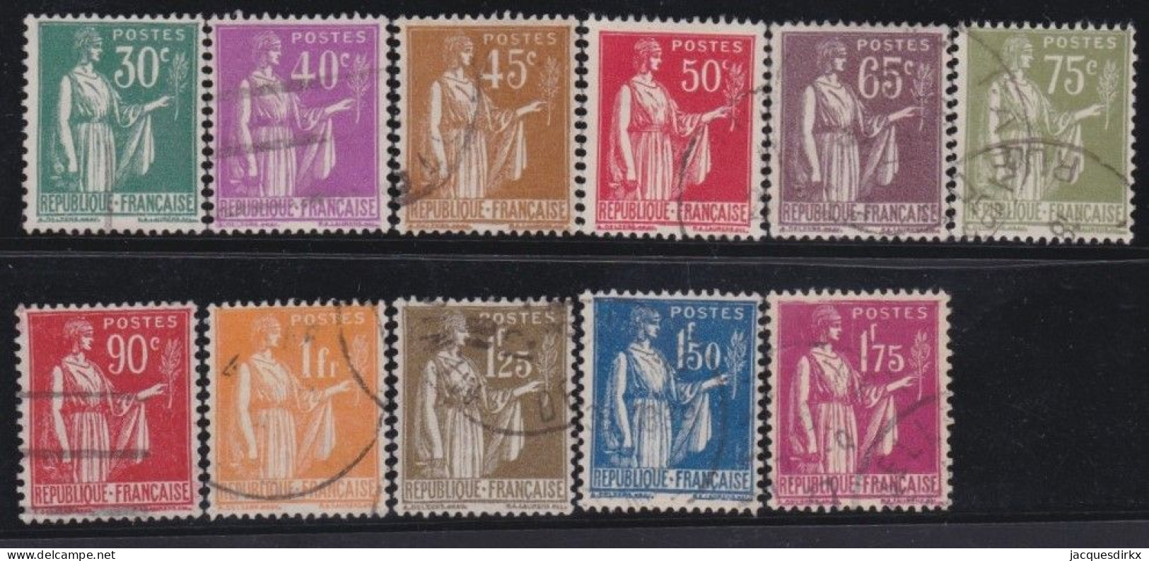 France  .  Y&T   .   280/289    .     O   .    Oblitéré - Used Stamps