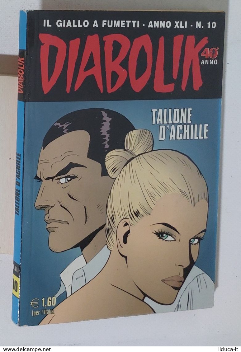44094 DIABOLIK - A. XLI Nr 10 - Tallone D' Achille - Diabolik