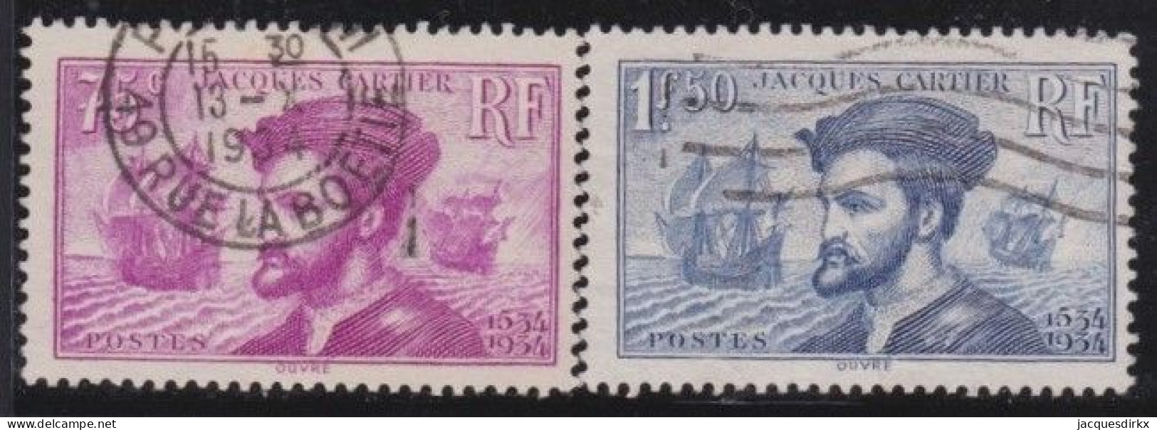 France  .  Y&T   .   296/297    .     O   .    Oblitéré - Used Stamps
