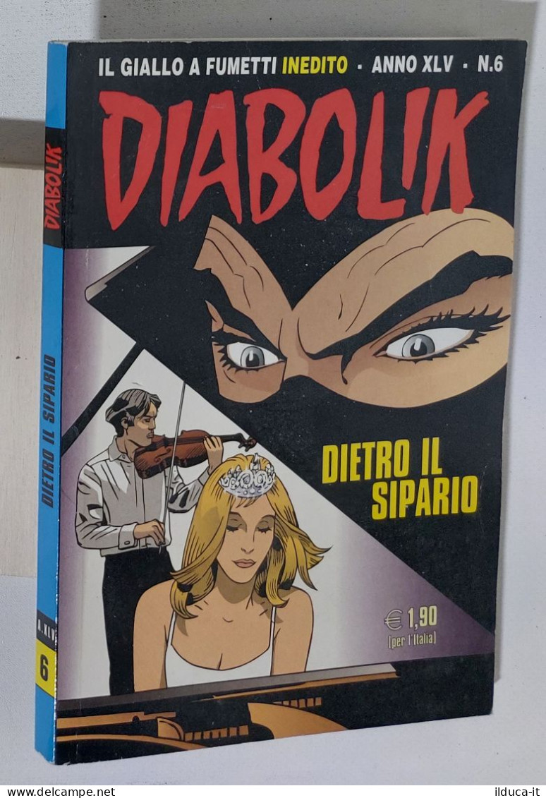 44105 DIABOLIK - A. XLV Nr 6 - Dietro Il Sipario - Diabolik
