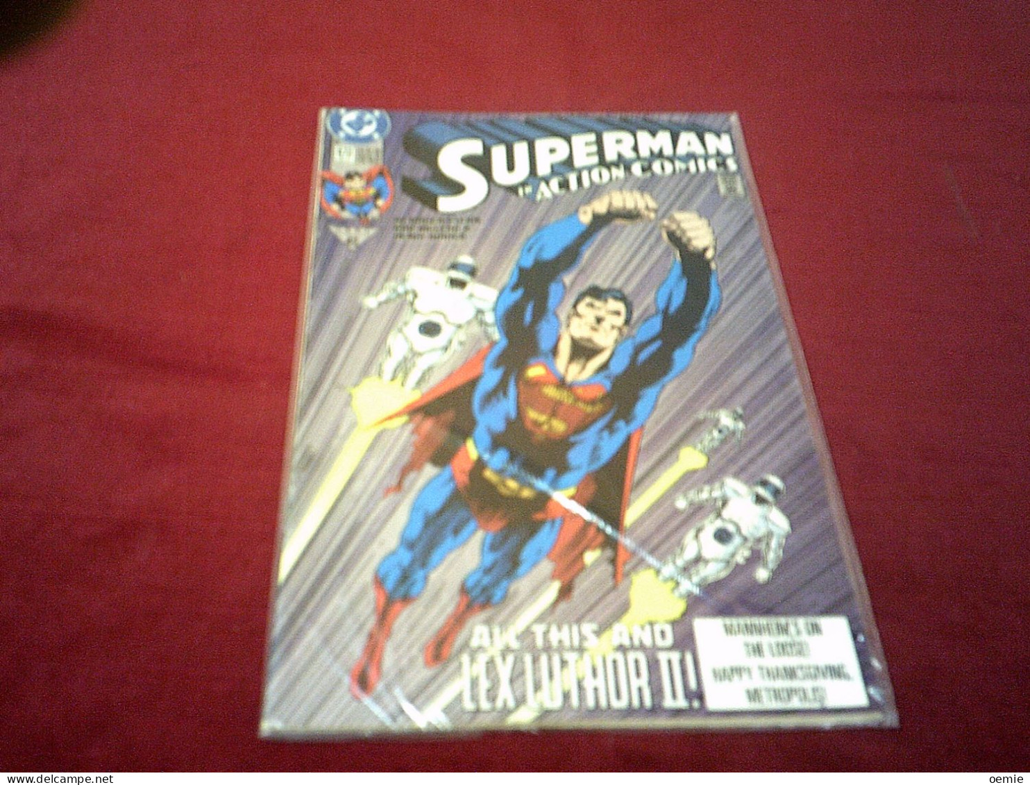 ACTION   COMICS   SUPERMAN  N° 672 DEC 91 - DC