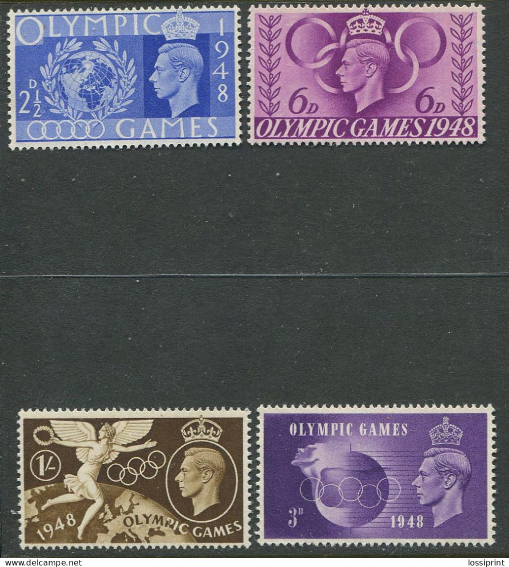 United Kingdom:Unused Stamps Serie London Olympic Games, 1948, MNH - Zomer 1948: Londen