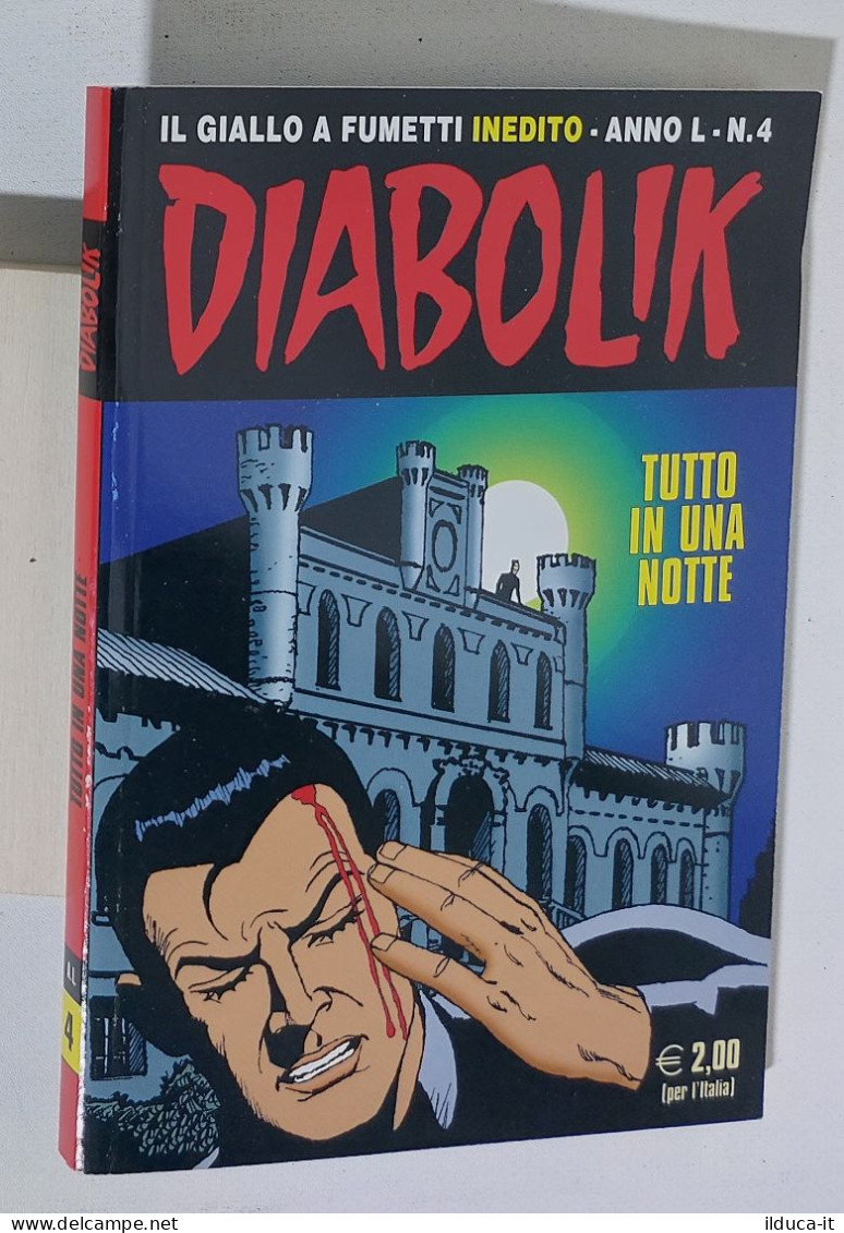 44122 DIABOLIK - A. L Nr 4 - Tutto In Una Notte - Diabolik