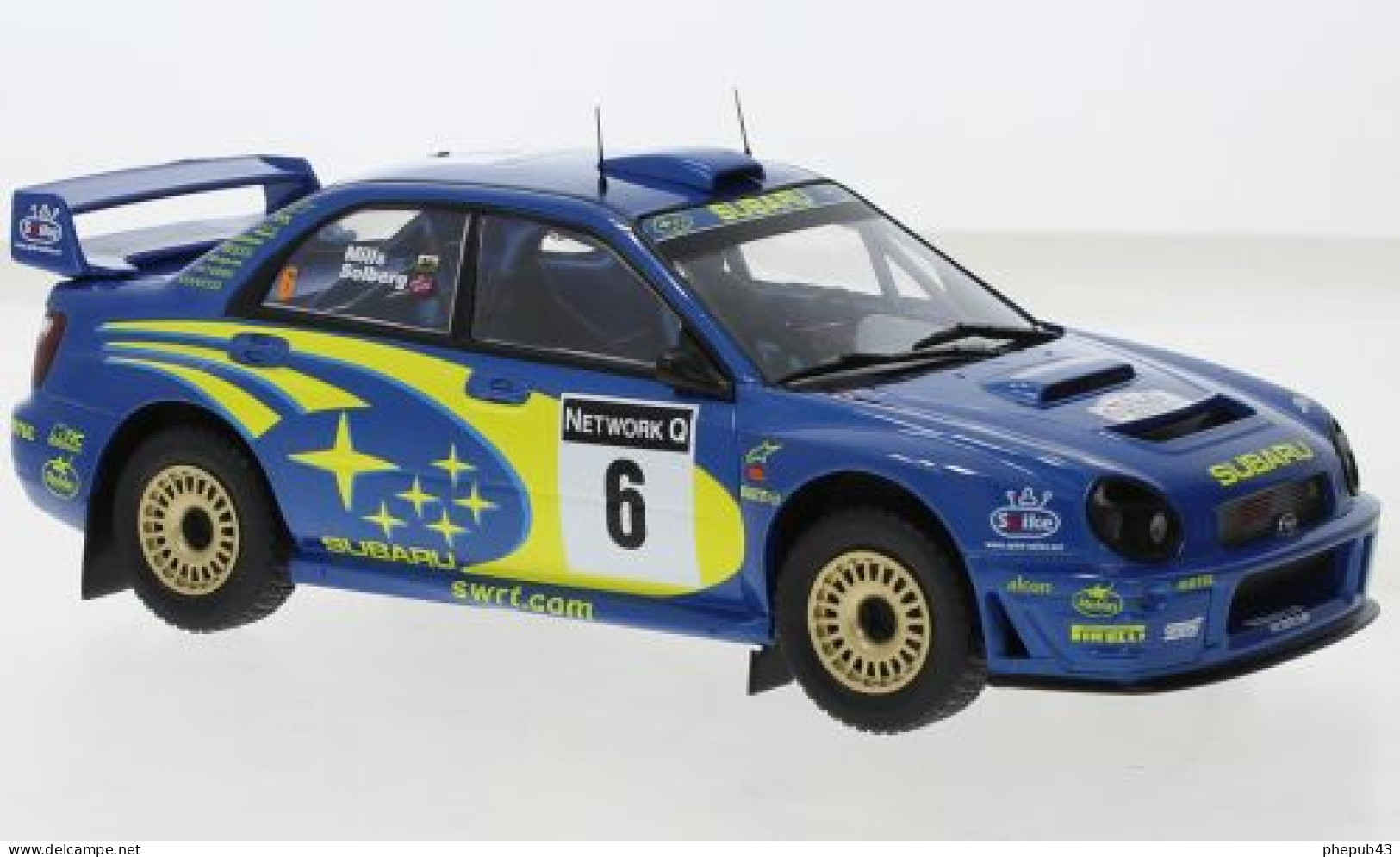 Subaru Impreza S7 - Rally Great Britain 2001 #6 - Peter Solberg/P. Mills - Ixo (1:24) - Otros & Sin Clasificación