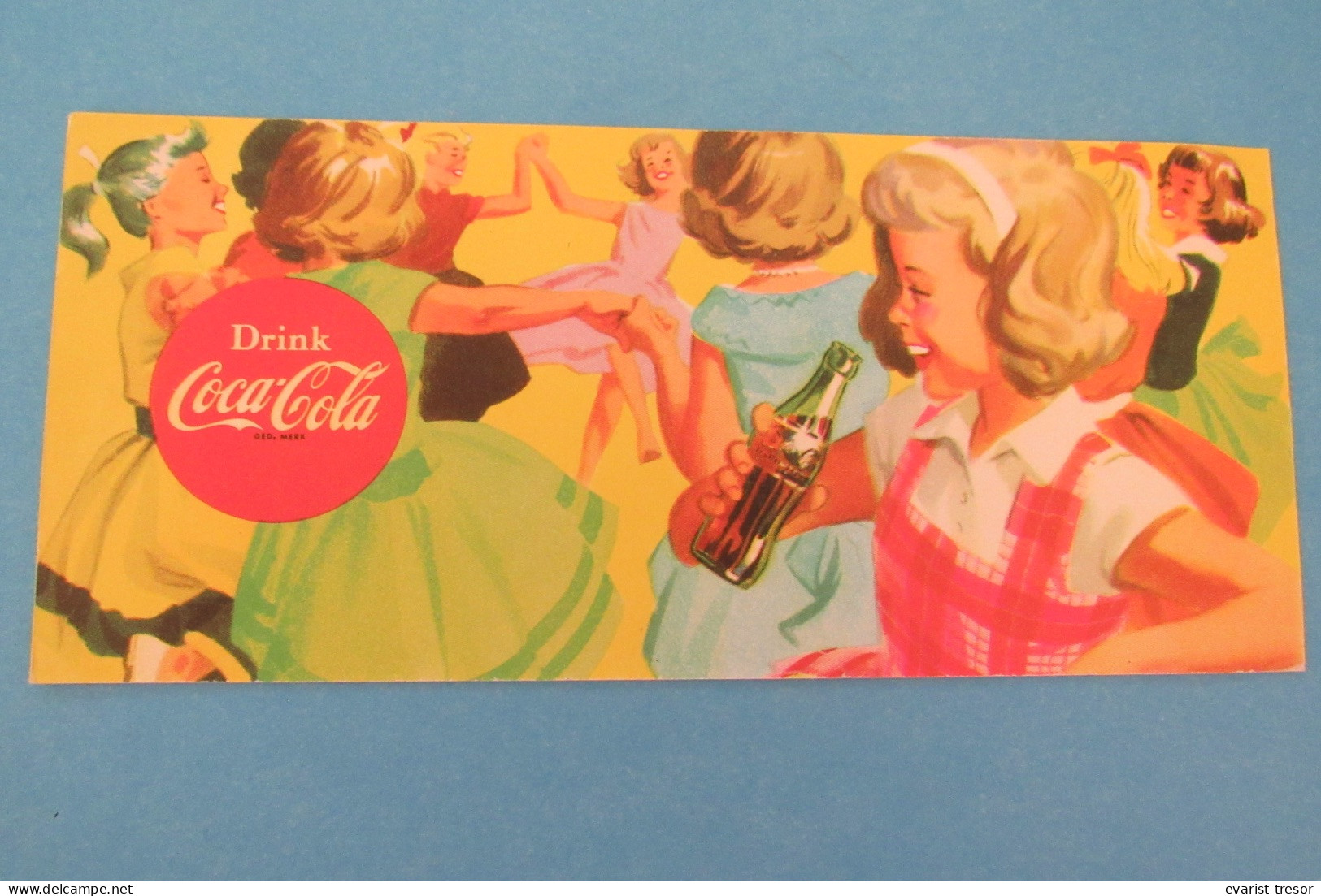 Belgian Vintage Buvard Blotter Coca Cola - Frisdrank