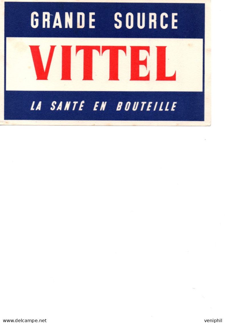 BUVARD -  PUBLICITE  VITTELL - Softdrinks