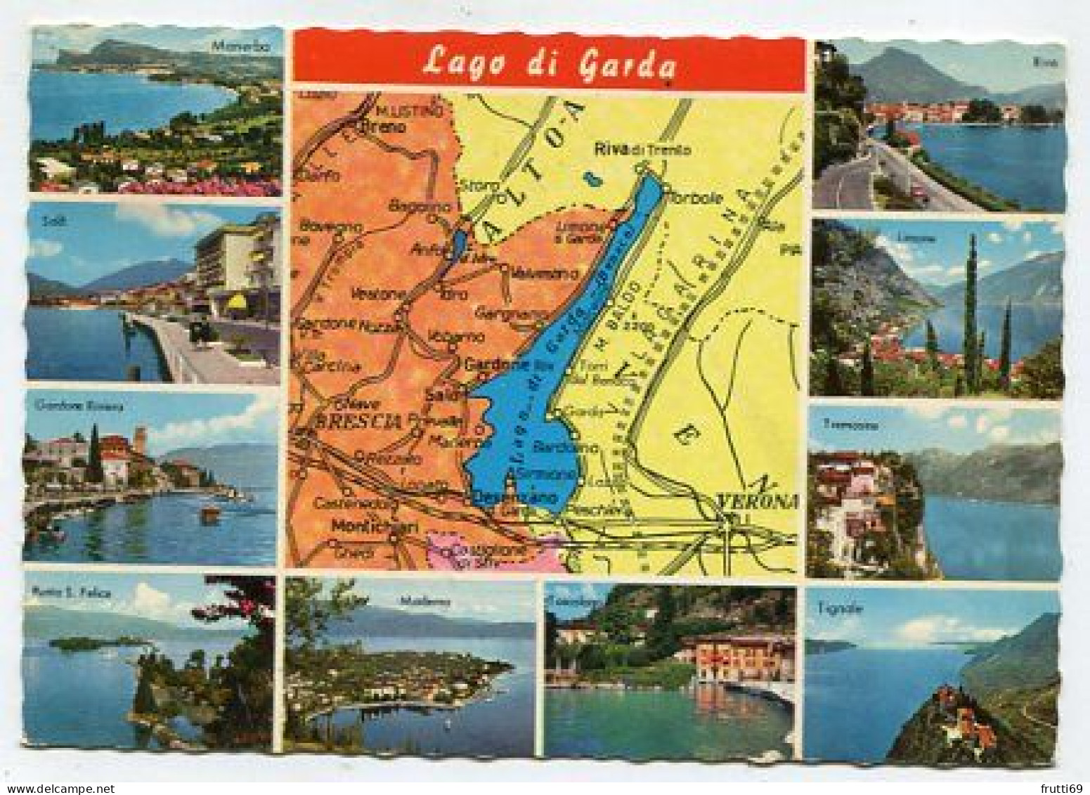 AK150351 MAP / KARTE - Lago Di Garda - Maps
