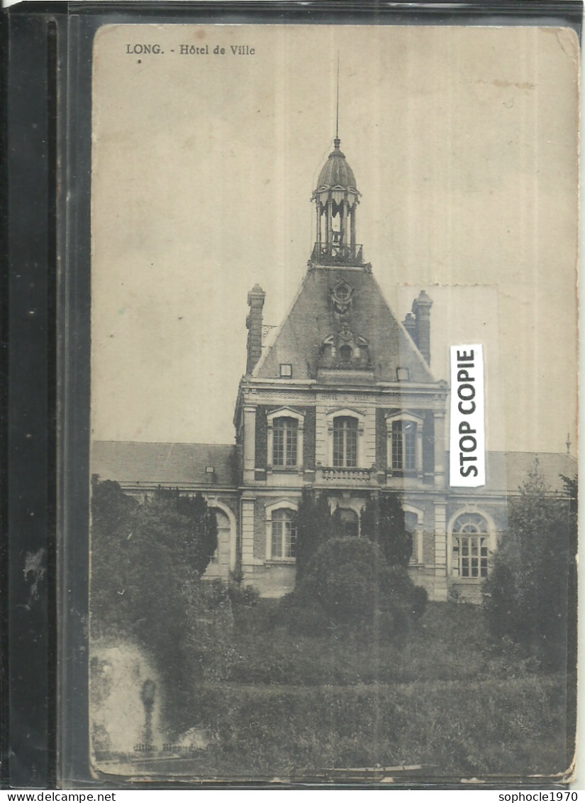 08-2023 - AIR150/1388 - SOMME - 80 - LONG Près AILLY LE HAUT CLOCHER -600 Hab - Hôtel De Ville - Ailly Le Haut Clocher