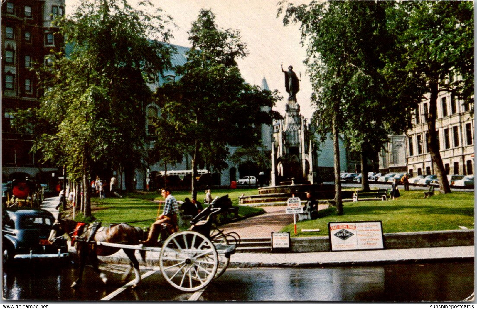 Canada Quebec Faith Monument Monument De La Foi - Québec - La Cité