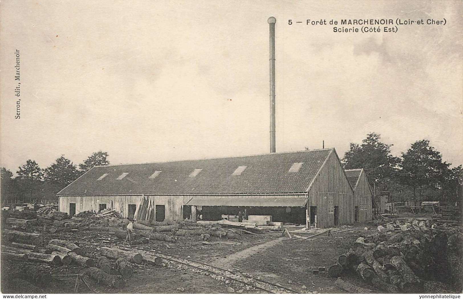 41 - LOIR ET CHER - MARCHENOIR - Forêt, Scierie, Bois - Beau Cliché Serron - 10638 - Marchenoir