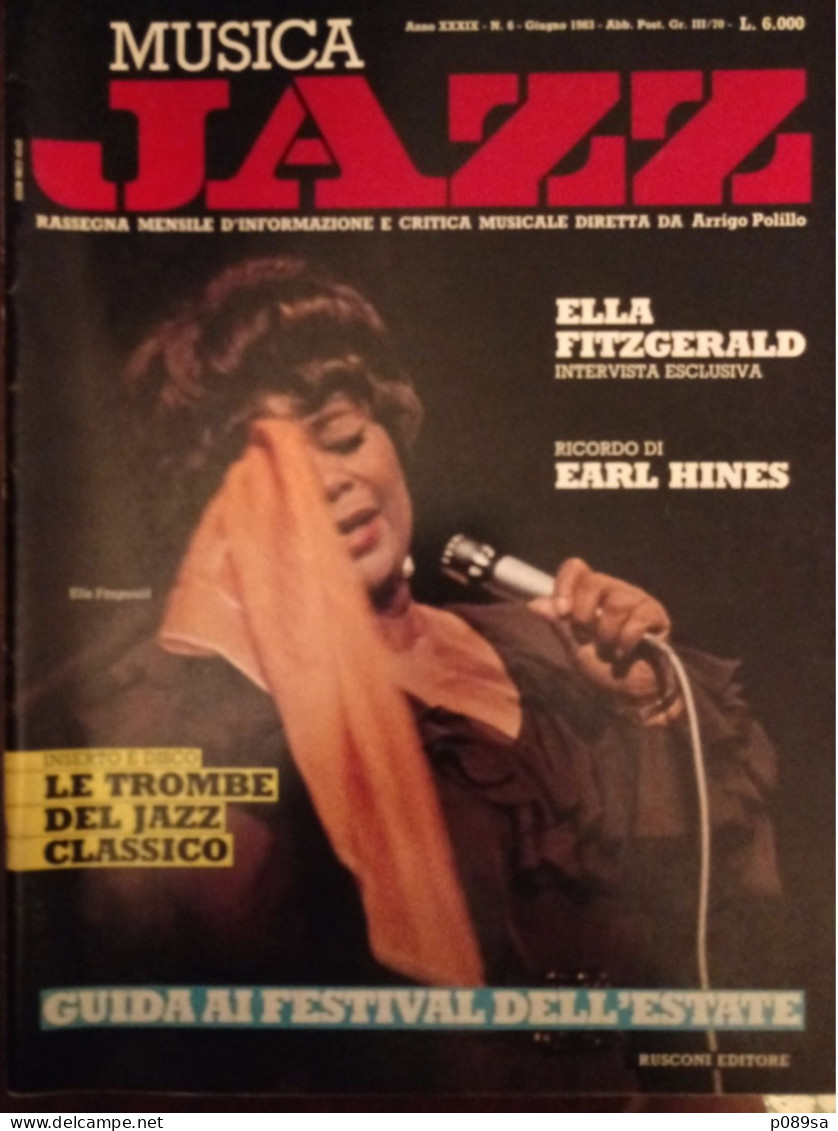 Rivista Musica Jazz N.6 Giugno 1983 - Musique