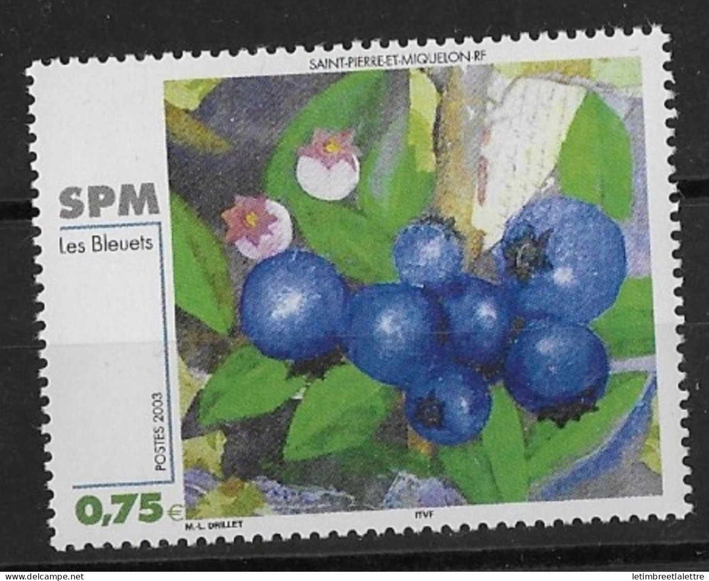 Saint Pierre Et Miquelon - Taxe - YT N° 794 ** - Neuf Sans Charnière - 2003 - Unused Stamps