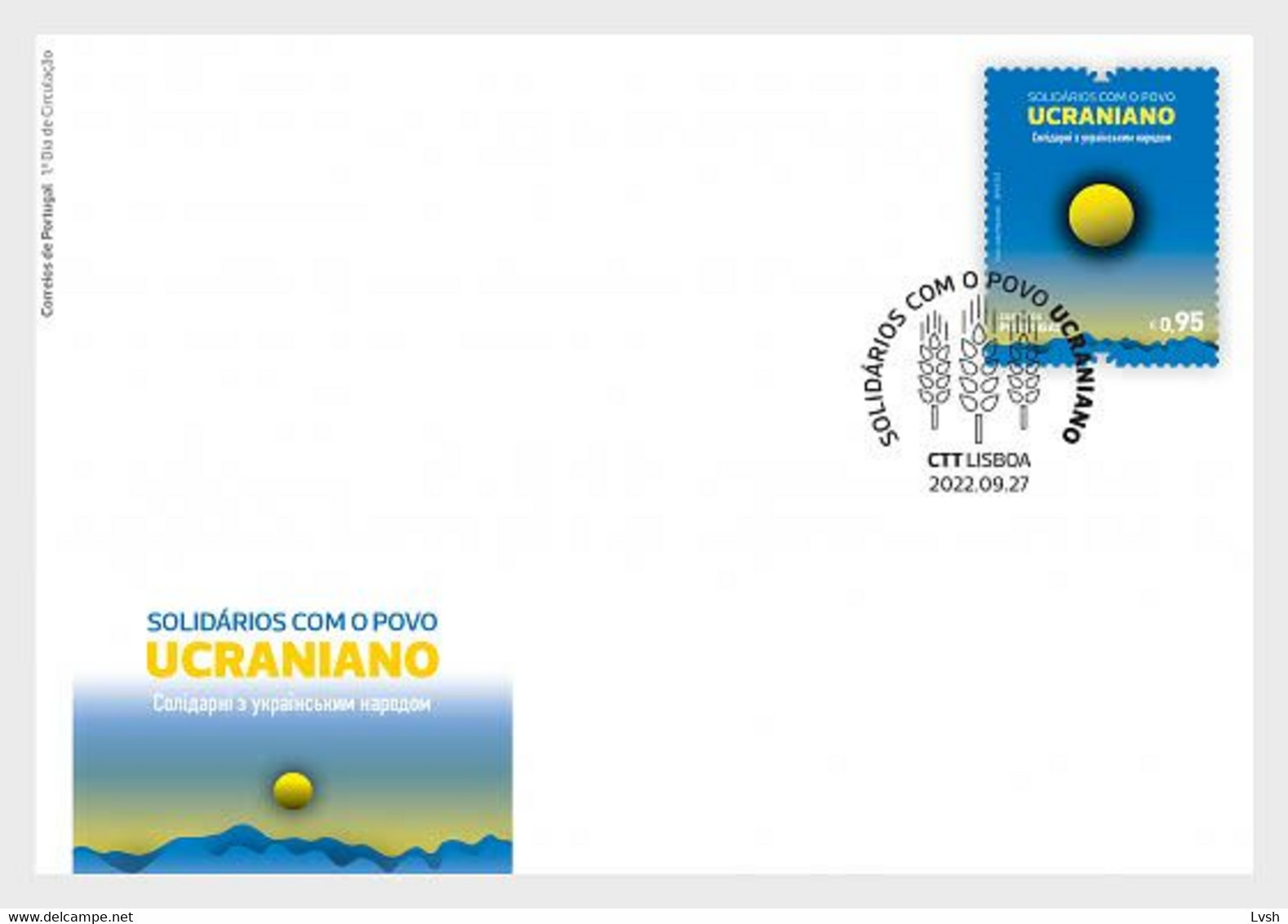 Portugal.2022.Russian Invasion Of Ukraine.FDC. - FDC