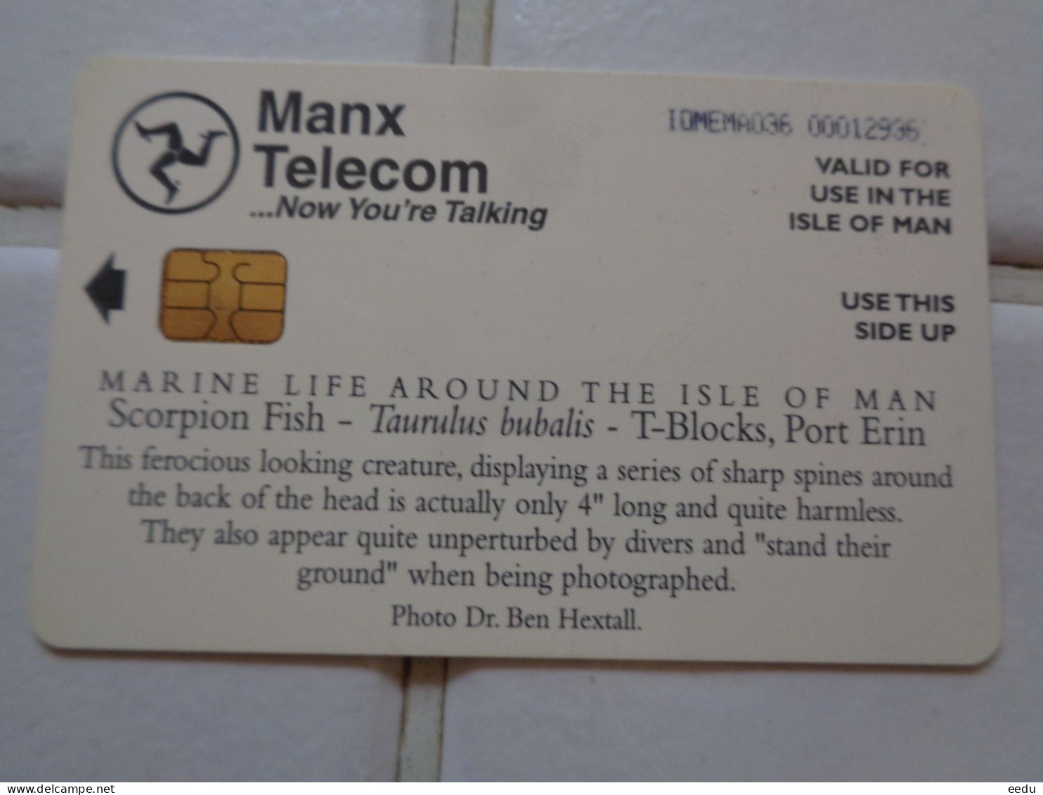 Isle Of Man Phonecard - Man (Isle Of)