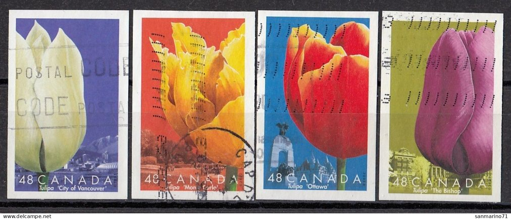CANADA 2045-2048,used,falc Hinged - Oblitérés