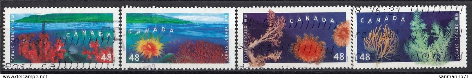 CANADA 2049-2052,used,falc Hinged - Protection De L'environnement & Climat