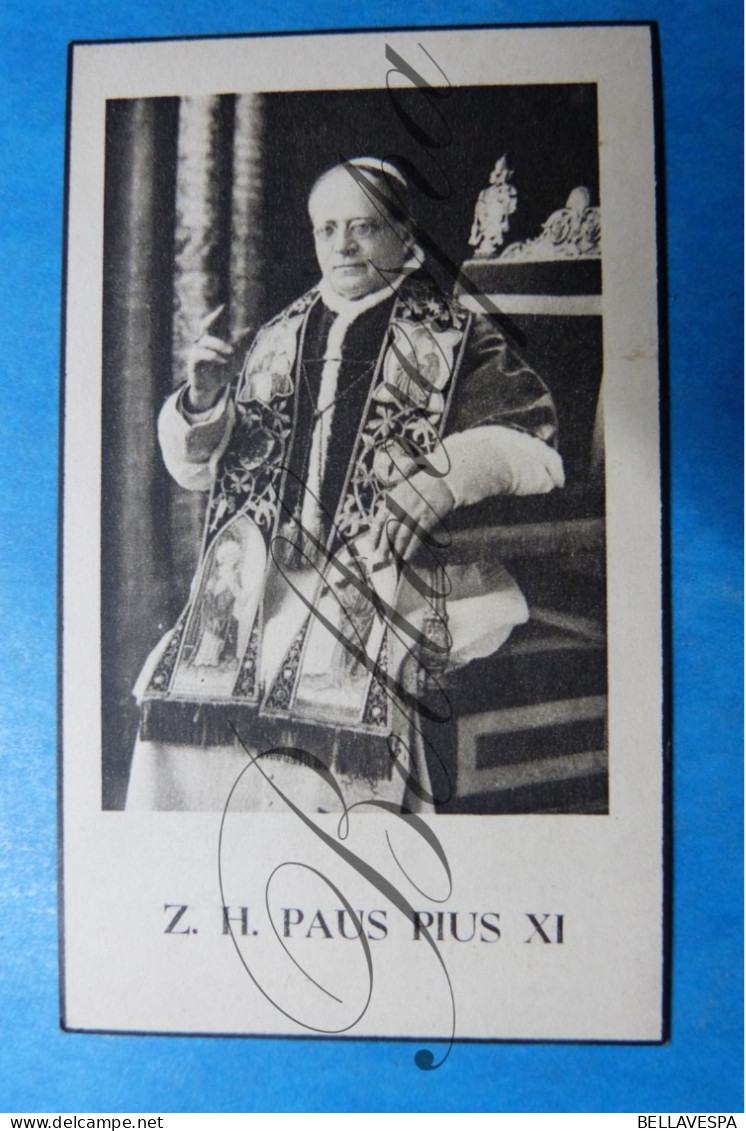 Puy Paus Vaticaan Pope Papa Pape   Pius Pio XI  Varia  X 4 Pc - Popes