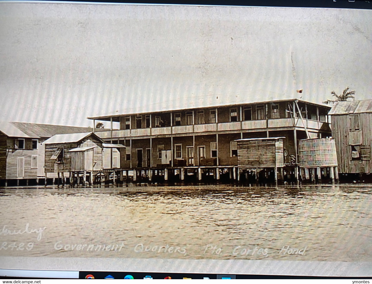 Government Quarters In Puerto Cortes , Written In Russian 1925 - Honduras