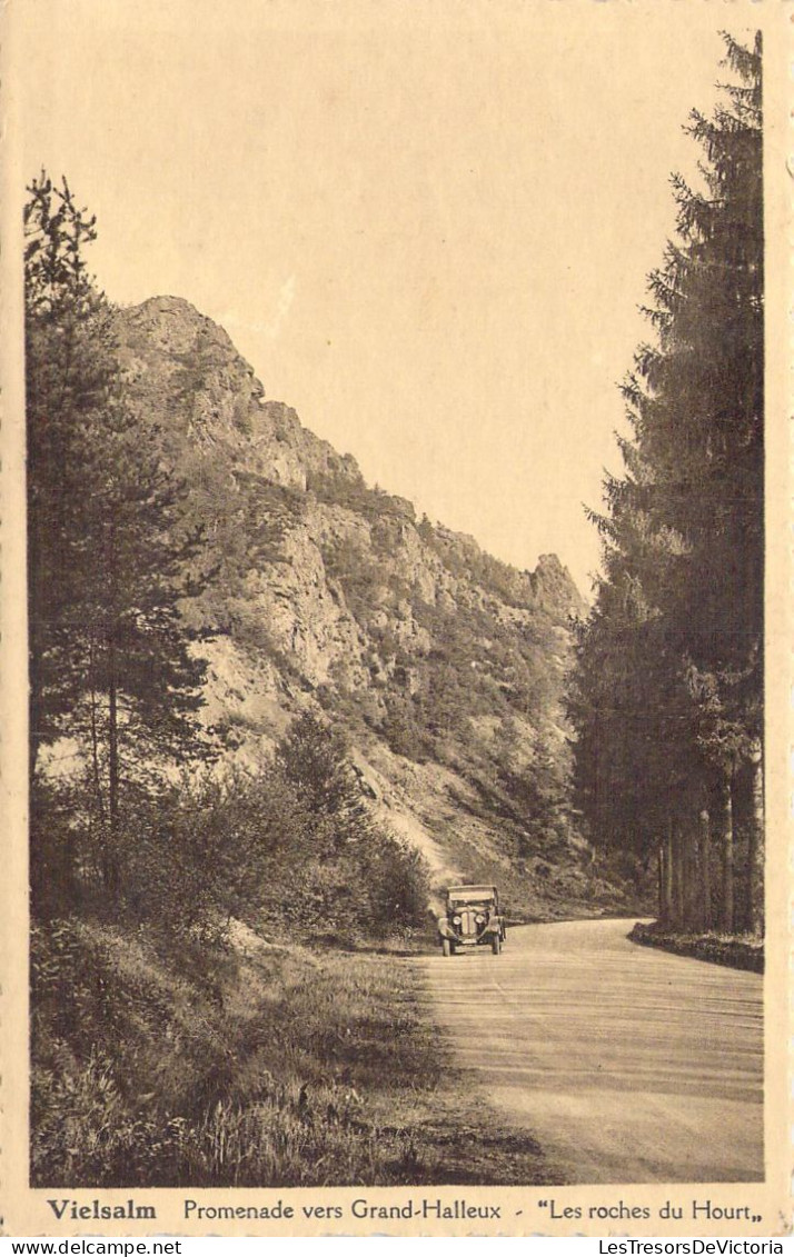 BELGIQUE - Vielsalm - Promenade Vers Grand-Halleux - Les Rochers Du Hourt - Carte Postale Ancienne - Vielsalm