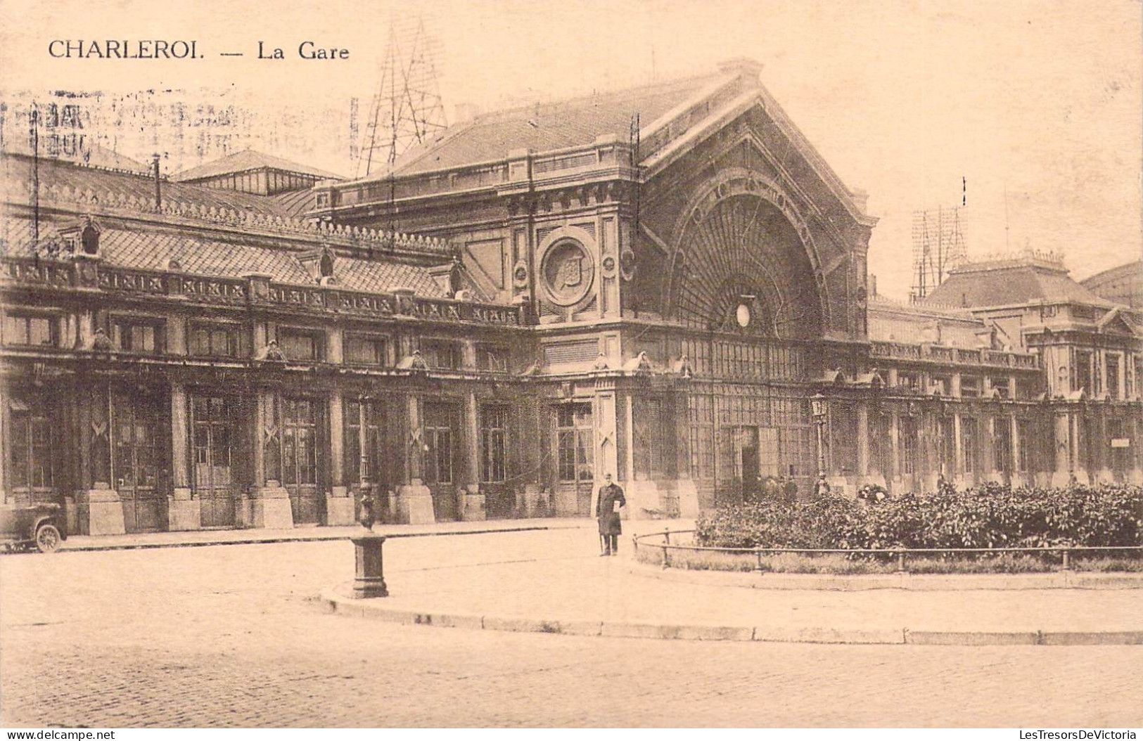 BELGIQUE - Charleroi - La Gare - Carte Postale Ancienne - Charleroi