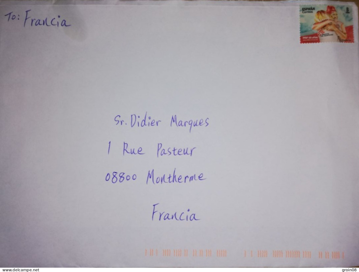 Enveloppe Ayant Vayagée En 2023 3847 - Covers & Documents