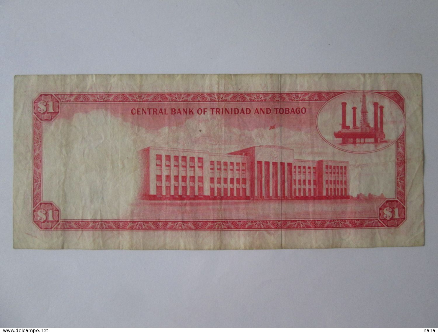 Trinidad & Tobago 1 Dollar 1964(1977) Banknote,see Pictures - Trinidad Y Tobago
