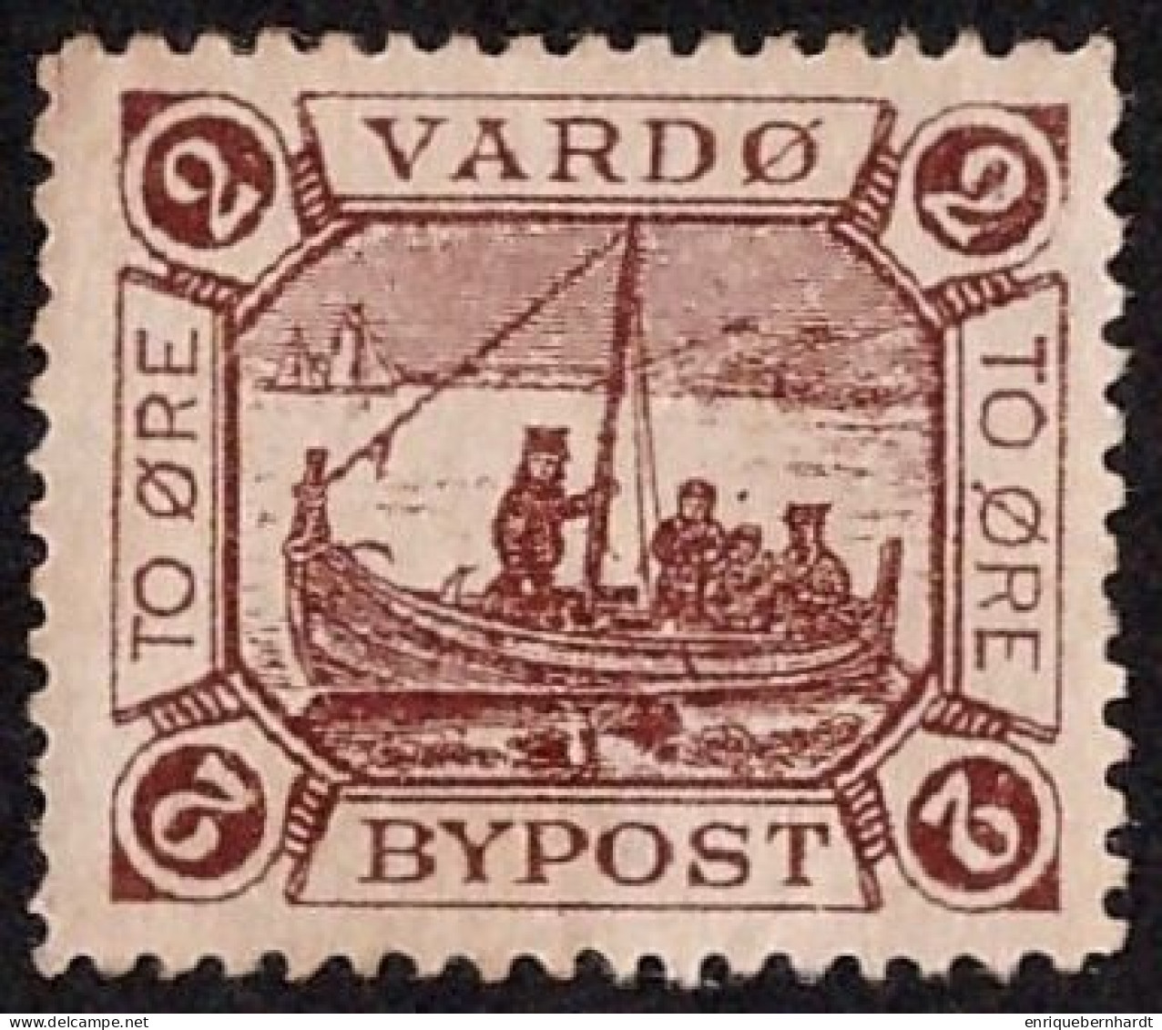 NORUEGA • EMISION LOCAL DE VARDØ • 2 ØRE - Local Post Stamps