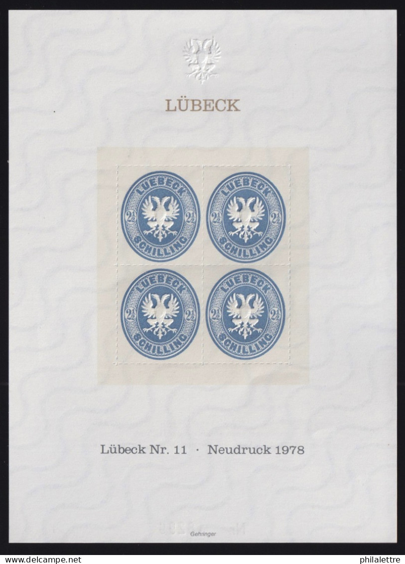 ALLEMAGNE / LÜBECK - Mi.11 1978 NEUDRUCK (HANSA '78) - Nr.18299 - Lübeck