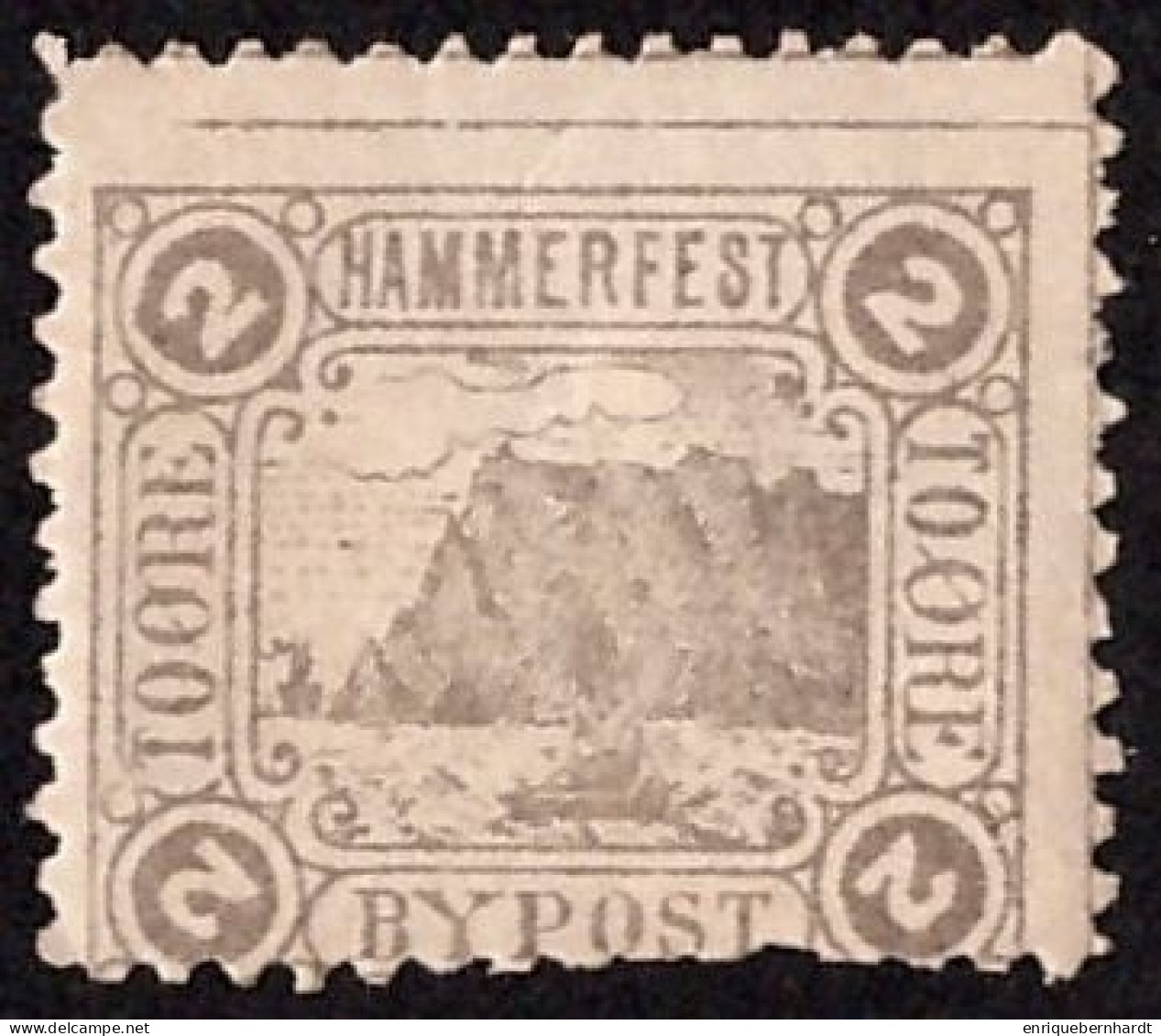 NORUEGA • EMISION LOCAL DE HAMMERFEST • 2 ØRE - Local Post Stamps