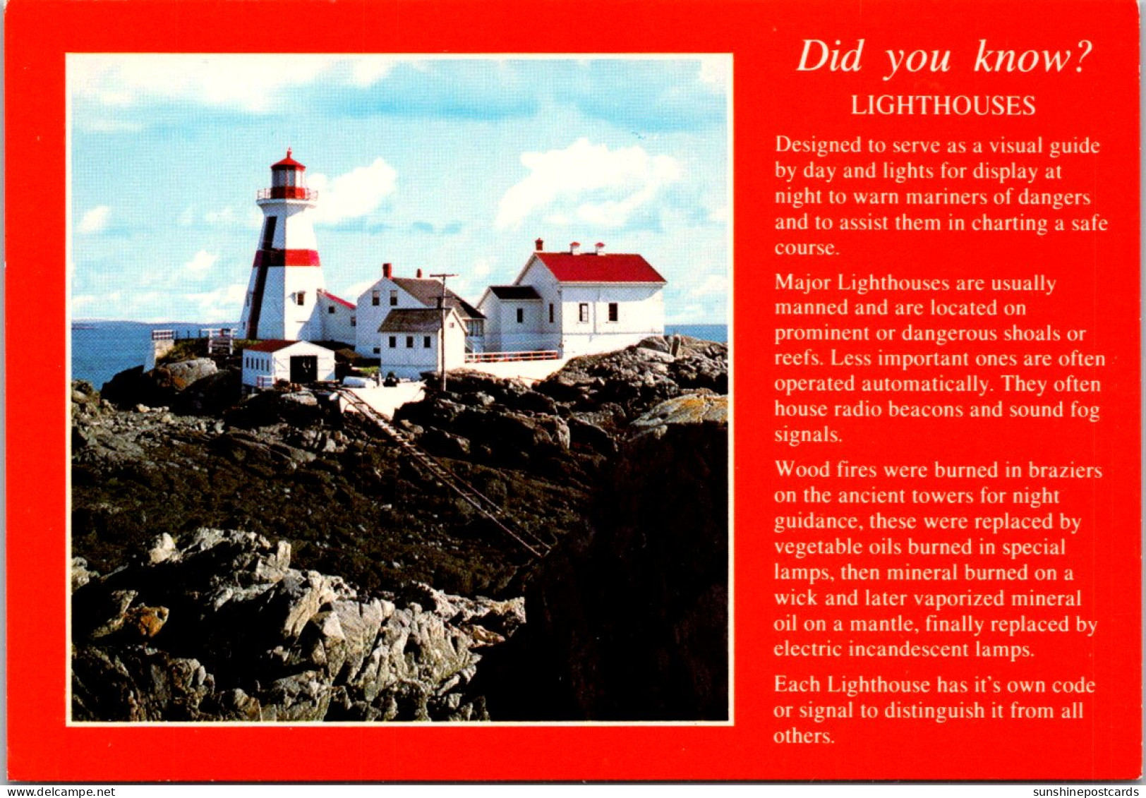 Canada New Brunswick Campobello Island Head Harbor Lighthouse - Andere & Zonder Classificatie