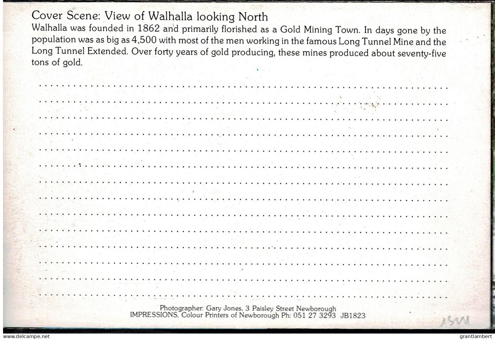 Walhalla, Victoria, Gold Mining Town - 13 View Folder - Sonstige & Ohne Zuordnung