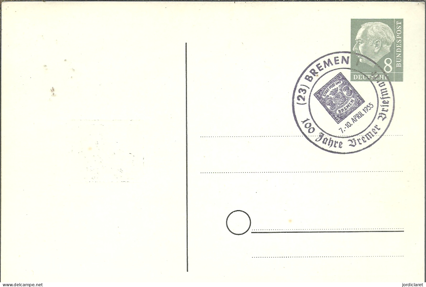 POSTKARTE 1955   BREMEN - Postkarten - Ungebraucht