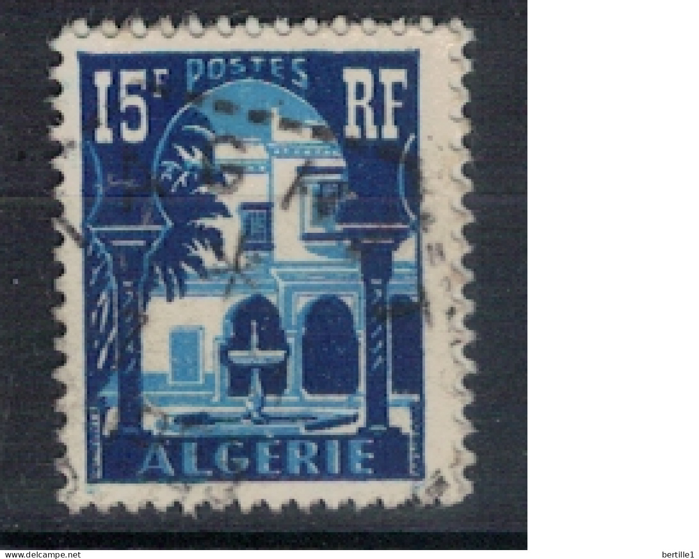 ALGERIE      N°  YVERT  314  ( 9 )  Oblitéré ( OB 11/46   ) - Gebraucht