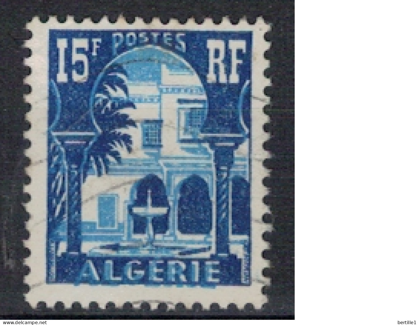 ALGERIE      N°  YVERT  314  ( 10 )  Oblitéré ( OB 11/46   ) - Oblitérés